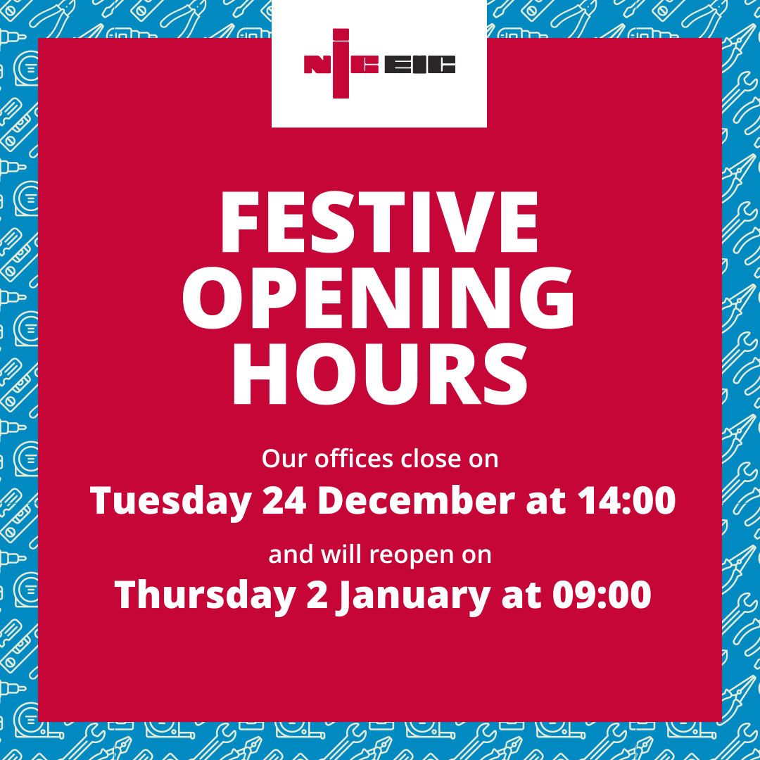 NICEIC festive opening hours